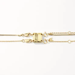 Double Necklace Connector In Gold -Fashion Accessories Store double necklace connector in gold medley jewellery accessory 42638543585510