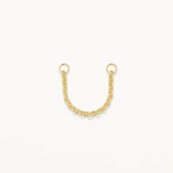 Earring Connector Chain In 10k Gold