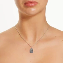 Arch Pendant In Silver -Fashion Accessories Store engravable arch pendant in silver medley jewellery pendant 39933074931942