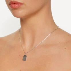 Arch Pendant In Silver -Fashion Accessories Store engravable arch pendant in silver medley jewellery pendant 39933074964710