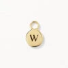 Engravable Circle Charm In 10k Gold
