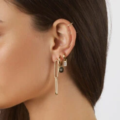 Engravable Circle Charm In 10k Gold -Fashion Accessories Store engravable circle charm in 10k gold medley jewellery earrings 39080048525542