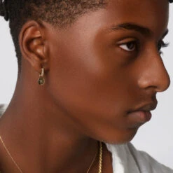 Engravable Circle Charm In 10k Gold -Fashion Accessories Store engravable circle charm in 10k gold medley jewellery earrings 39144273641702