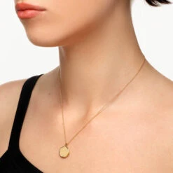 Engravable Circle Flip Locket Necklace In Gold 10 Engravable Circle Flip Locket Necklace In Gold -Fashion Accessories Store engravable circle flip locket in gold medley jewellery necklace 39729402314982