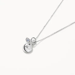 Engravable Evil Eye Necklace In Silver -Fashion Accessories Store engravable evil eye necklace in silver medley jewellery necklace 39708801204454