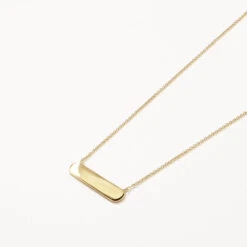 Engravable Horizontal Bar Necklace In Gold -Fashion Accessories Store engravable horizontal bar necklace in gold medley jewellery necklace 38604551782630