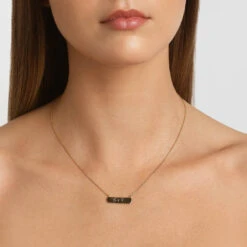 Engravable Horizontal Bar Necklace In Gold -Fashion Accessories Store engravable horizontal bar necklace in gold medley jewellery necklace 38693059657958