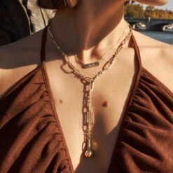 Engravable Horizontal Bar Necklace In Gold -Fashion Accessories Store engravable horizontal bar necklace in gold medley jewellery necklace 39111996244198