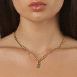 Engravable Rectangle Charm In 10k Gold -Fashion Accessories Store engravable rectangle charm in 10k gold medley jewellery earrings 39080039940326