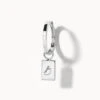 Engravable Rectangle Charm In Silver