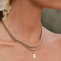 Engravable Rectangle Necklace In 10k Gold -Fashion Accessories Store engravable rectangle necklace in 10k gold medley jewellery necklace 38262748446950