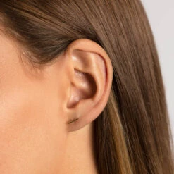 Fine Bar Stud Earrings In 10k Gold -Fashion Accessories Store fine bar stud earrings in 10k gold medley jewellery earrings 38212996464870