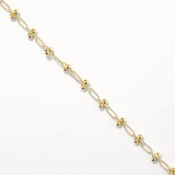 Fine Bauble Paperclip Chain Necklace In Gold -Fashion Accessories Store fine bauble paperclip chain necklace in gold medley jewellery necklace 38616303403238