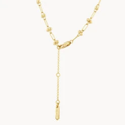 Fine Bauble Paperclip Chain Necklace In Gold -Fashion Accessories Store fine bauble paperclip chain necklace in gold medley jewellery necklace 38642377720038