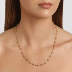 Fine Bauble Paperclip Chain Necklace In Gold -Fashion Accessories Store fine bauble paperclip chain necklace in gold medley jewellery necklace 38693025612006