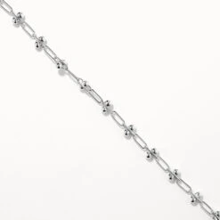 Fine Bauble Paperclip Chain Necklace In Silver -Fashion Accessories Store fine bauble paperclip chain necklace in silver medley jewellery necklace 38642320310502