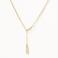 Fine Flat Anchor Chain Necklace In Gold -Fashion Accessories Store fine flat anchor chain necklace in gold medley jewellery necklace 39708776235238