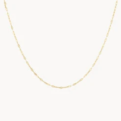 Fine Mirror Chain In Gold -Fashion Accessories Store fine mirror chain in gold medley jewellery necklace 39416962744550