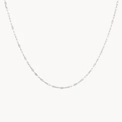 Fine Mirror Chain In Silver