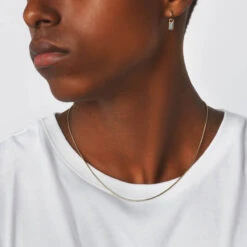 Fine Snake Chain Necklace In Gold -Fashion Accessories Store fine snake chain necklace in gold medley jewellery necklace 39144366964966