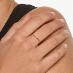 Fine Wave Stacker Ring In 10k Gold 9 Fine Wave Stacker Ring In 10k Gold -Fashion Accessories Store fine wave stacker ring in 10k gold medley jewellery ring 39933052813542