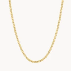 Fishtail Chain Necklace In Gold -Fashion Accessories Store fishtail chain necklace in gold medley jewellery necklace 41848542724326