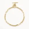 Fob Fundamental Chain Bracelet In Gold