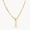 Fob Fundamental Chain Necklace In Gold