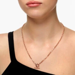 Fob Fundamental Chain Necklace In Rose Gold -Fashion Accessories Store fundamental chain necklace in rose gold medley jewellery necklace 39729474765030