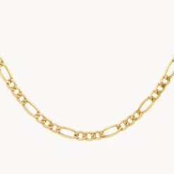 Go Figaro Chain In 10k Gold