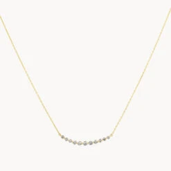 Graduated Diamond Bar Necklace In 10k Gold -Fashion Accessories Store graduated diamond bar necklace in 10k gold medley jewellery necklace 39708448784614
