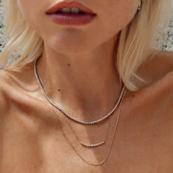 Graduated Diamond Bar Necklace In 10k Gold -Fashion Accessories Store graduated diamond bar necklace in 10k gold medley jewellery necklace 39714241675494