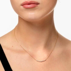 Graduated Diamond Bar Necklace In 10k Gold -Fashion Accessories Store graduated diamond bar necklace in 10k gold medley jewellery necklace 39730699763942