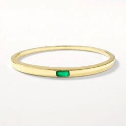 Green Agate Bangle In Gold -Fashion Accessories Store green agate bangle in gold medley jewellery bangle bracelet 40470365798630