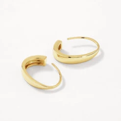 Hook Hoop Earrings In Gold -Fashion Accessories Store hook hoop earrings in gold medley jewellery earrings 41811357630694