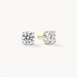 Laboratory-Grown Diamond 0.50ct Round Stud Earrings In 10k Gold 13 Laboratory-Grown Diamond 0.50ct Round Stud Earrings In 10k Gold -Fashion Accessories Store lab grown diamond 0 50ct studs 10k gold medley jewellery earrings 41523146129638