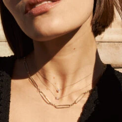 Laboratory-Grown Diamond 0.20ct Round Necklace In 10k Gold -Fashion Accessories Store lab grown diamond necklace 10k gold medley jewellery necklace 39111964721382