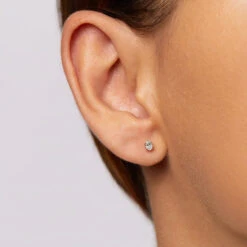 Laboratory-Grown Diamond Oval Stud Earrings In 10k Gold -Fashion Accessories Store lab grown diamond oval studs 10k gold medley jewellery earrings 36109783564518