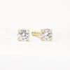 Laboratory-Grown Diamond 0.15ct Round Stud Earrings In 10k Gold