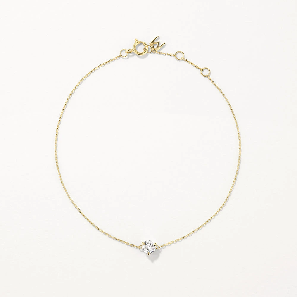 Laboratory-Grown Diamond 0.20ct Round Bracelet In 10k Gold 2 Laboratory-Grown Diamond 0.20ct Round Bracelet In 10k Gold - Image 2