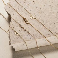 White Topaz Pendant Necklace In Gold -Fashion Accessories Store laboratory grown diamond 0 25ct fancy station bracelet in 10k gold medley jewellery bangle bracelet 42584664113382