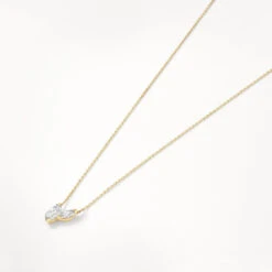 Laboratory-Grown Diamond 0.70ct Double Marquise Necklace In 10k Gold -Fashion Accessories Store laboratory grown diamond 0 70ct double marquise necklace in 10k gold medley jewellery necklace 41812606353638
