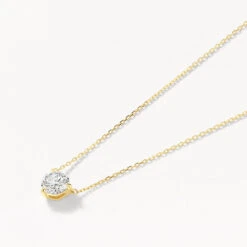 Laboratory-Grown Diamond 0.75ct Round Necklace In 10k Gold 9 Laboratory-Grown Diamond 0.75ct Round Necklace In 10k Gold -Fashion Accessories Store laboratory grown diamond 0 75ct round necklace in 10k gold medley jewellery necklace 40460227838182