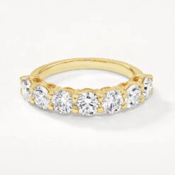 Laboratory-Grown Diamond 1.00ct Round Ring In 10k Gold