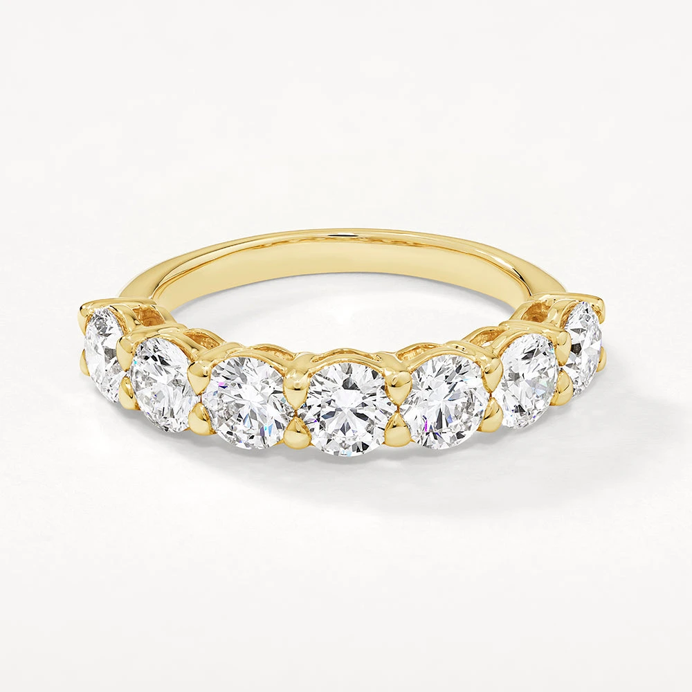 Laboratory-Grown Diamond 1.00ct Round Ring In 10k Gold 1 Laboratory-Grown Diamond 1.00ct Round Ring In 10k Gold