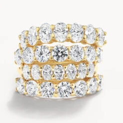 Laboratory-Grown Diamond 2.00ct Round Ring In 10k Gold -Fashion Accessories Store laboratory grown diamond 2ct round ring in 10k gold medley jewellery ring 40048727884006