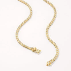 Laboratory-Grown Diamond 4.00ct Tennis Necklace In 10k Gold -Fashion Accessories Store laboratory grown diamond 4 00ct tennis necklace in 10k gold medley jewellery necklace 40107896078566