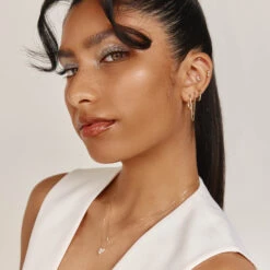 Laboratory-Grown Diamond Fancy Trio Helix Single Stud Earring In 10k Gold -Fashion Accessories Store laboratory grown diamond fancy trio helix single stud earring in 10k gold medley jewellery earrings 41824371933414