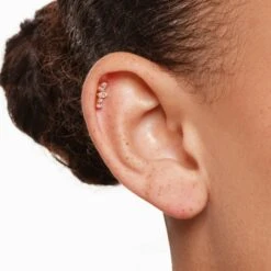 Laboratory-Grown Diamond Fancy Trio Helix Single Stud Earring In 10k Gold -Fashion Accessories Store laboratory grown diamond fancy trio helix single stud earring in 10k gold medley jewellery earrings 41913482772710