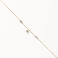 Laboratory-Grown Diamond Floating Droplet Bracelet In 10k Gold -Fashion Accessories Store laboratory grown diamond floating droplet bracelet in 10k gold medley jewellery bangle bracelet 42638509539558